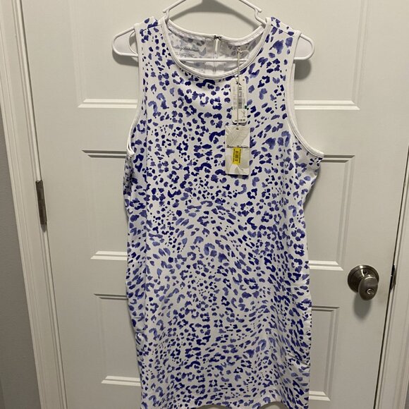 NWT Tommy Bahama Island Zone Leopard Dress Large - Picture 1 of 3